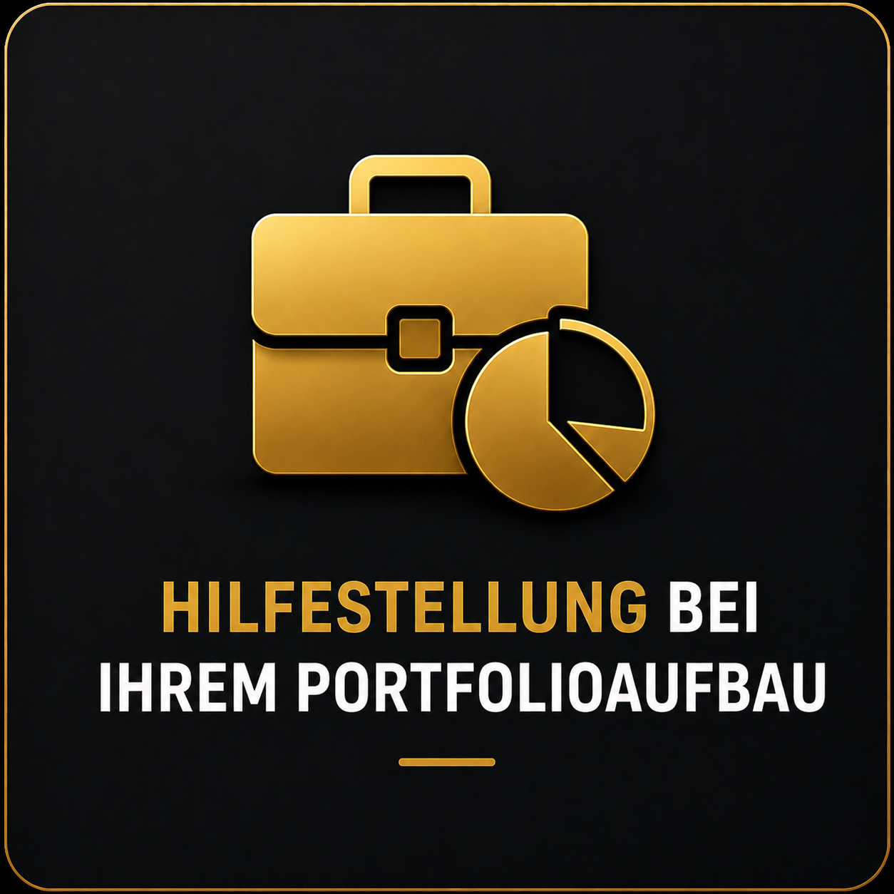 Hilfestellung bei Portfolioaufbau
